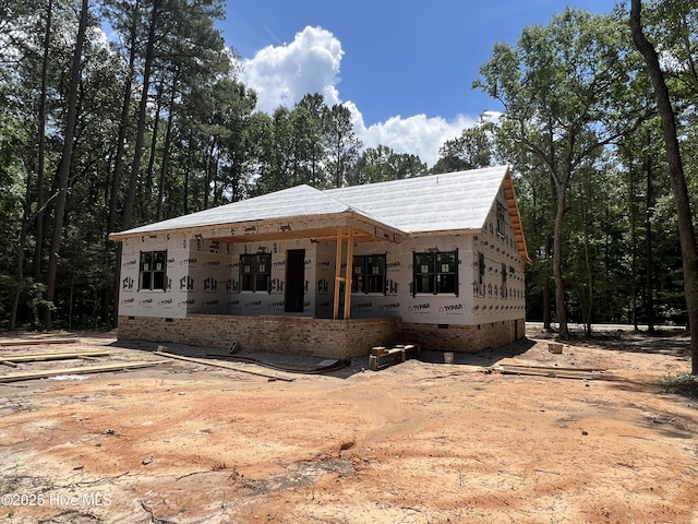 663 Loblolly Dr, Vass, NC 28394 - property under construction featuring crawl space and covered porch