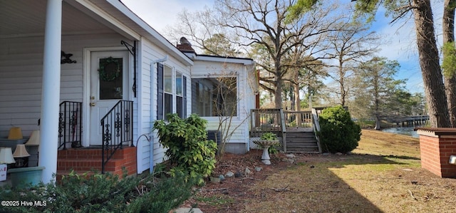 6693 NC-92, Bath, NC 27808 - view of side of property featuring a chimney