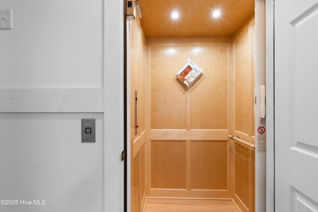 604 Fourth St S, Carolina Beach, NC 28428 - elevator featuring recessed lighting