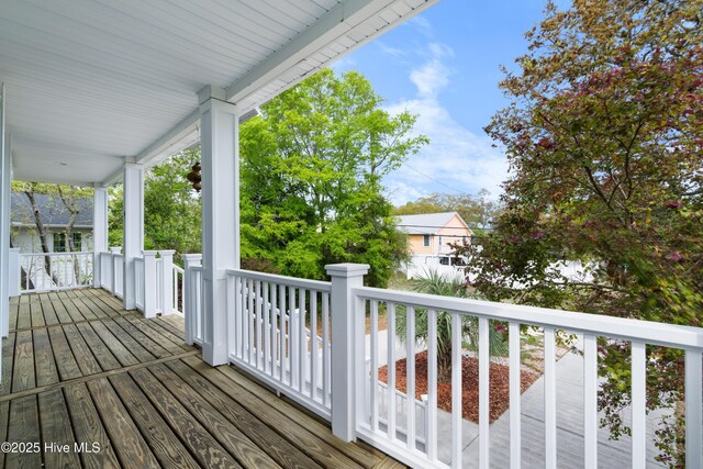 604 Fourth St S, Carolina Beach, NC 28428 - view of porch