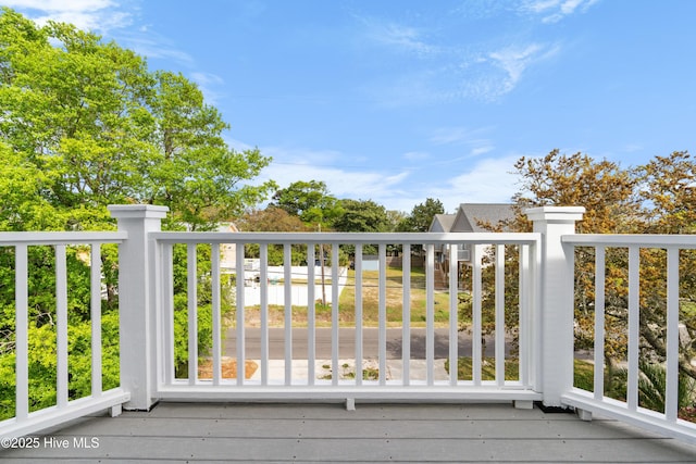 604 Fourth St S, Carolina Beach, NC 28428 - view of deck