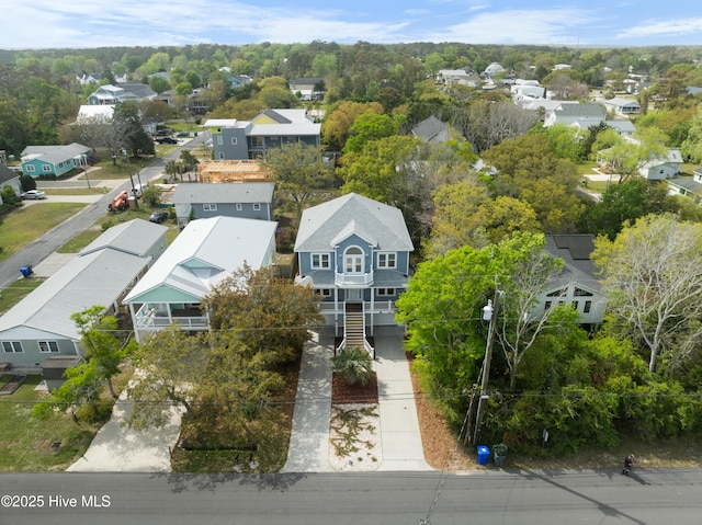 604 Fourth St S, Carolina Beach, NC 28428 - aerial view of residential area