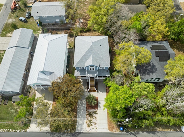 604 Fourth St S, Carolina Beach, NC 28428 - aerial perspective of suburban area