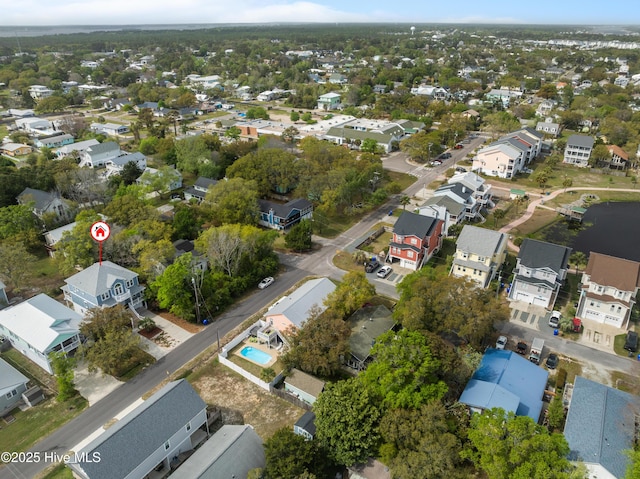 604 Fourth St S, Carolina Beach, NC 28428 - aerial perspective of suburban area