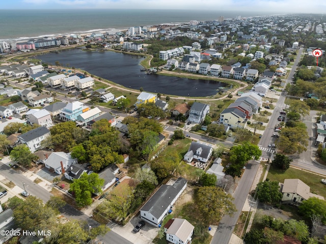 604 Fourth St S, Carolina Beach, NC 28428 - view of property location with a large body of water and nearby suburban area