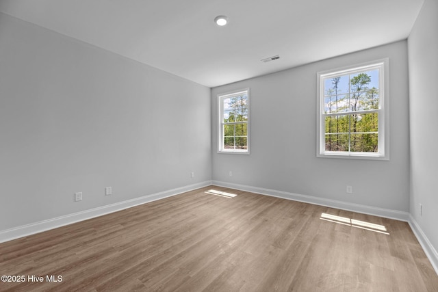 1007 Tawney Trce, New Bern, NC 28562 - spare room featuring baseboards and wood finished floors