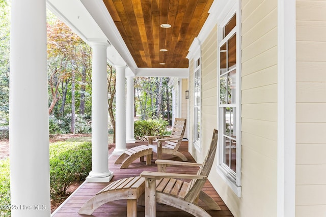 6932 Runningbrook Ter, Wilmington, NC 28411 - view of porch
