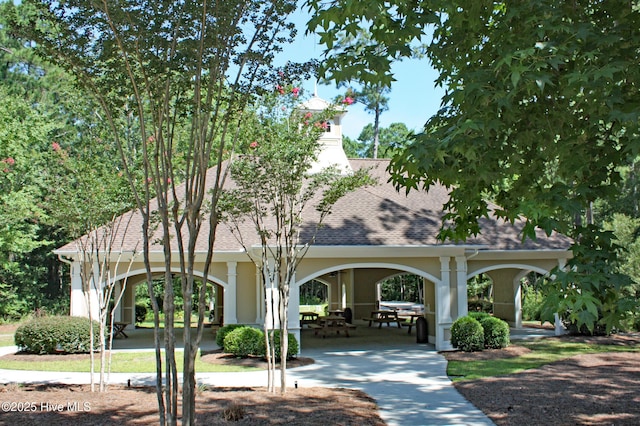 view of property's community featuring a gazebo