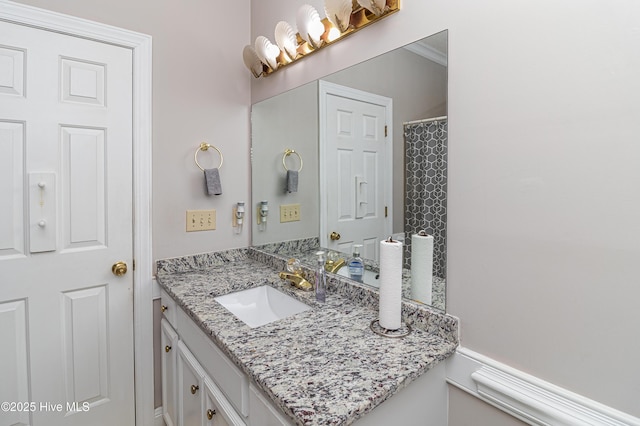 full bath with vanity