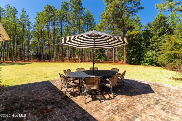 view of patio / terrace with outdoor dining space