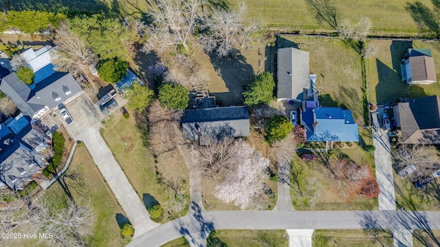 aerial view featuring a residential view