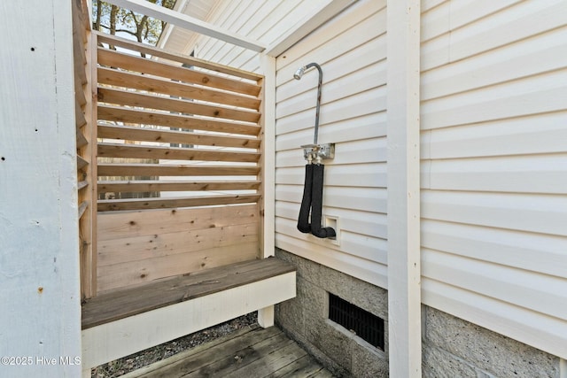 6 White Ln, Oak Island, NC 28465 - exterior details featuring visible vents