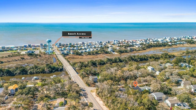 6 White Ln, Oak Island, NC 28465 - aerial view with a water view