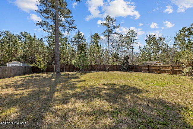 427 Wolfe Ln, Hubert, NC 28539 - view of fenced backyard