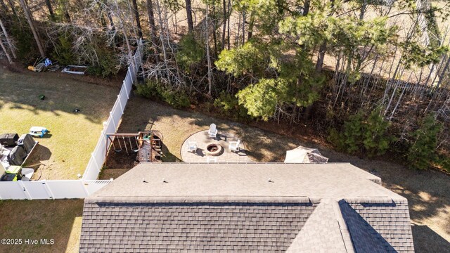 214 Green Trees Dr, New Bern, NC 28560 - exterior space with a fenced backyard