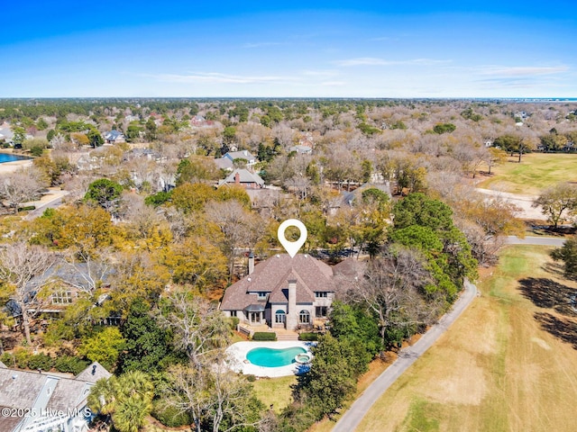 drone / aerial view