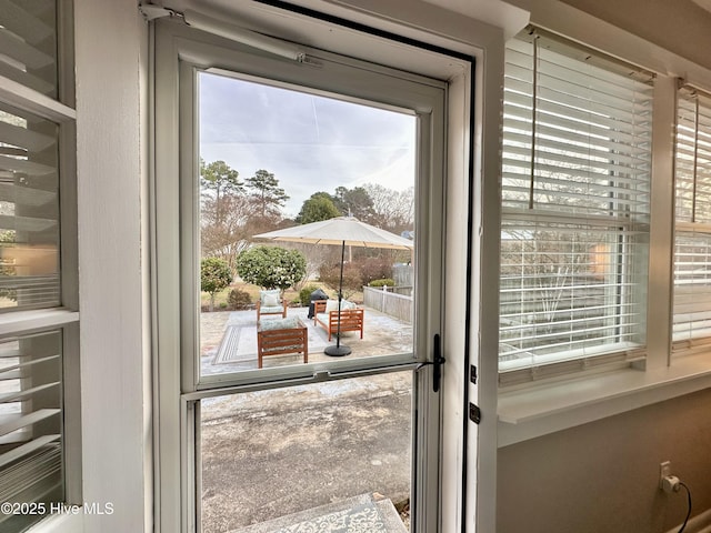 entryway with a healthy amount of sunlight