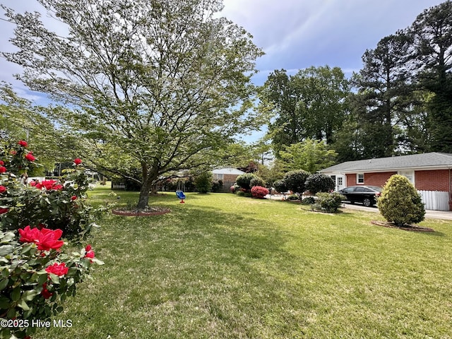 view of yard