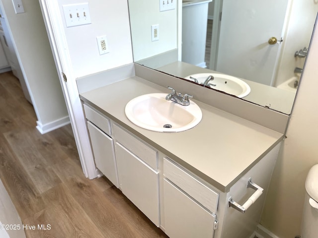 142 Witten Cir Unit A, Havelock, NC 28532 - bathroom with wood finished floors, vanity, and toilet