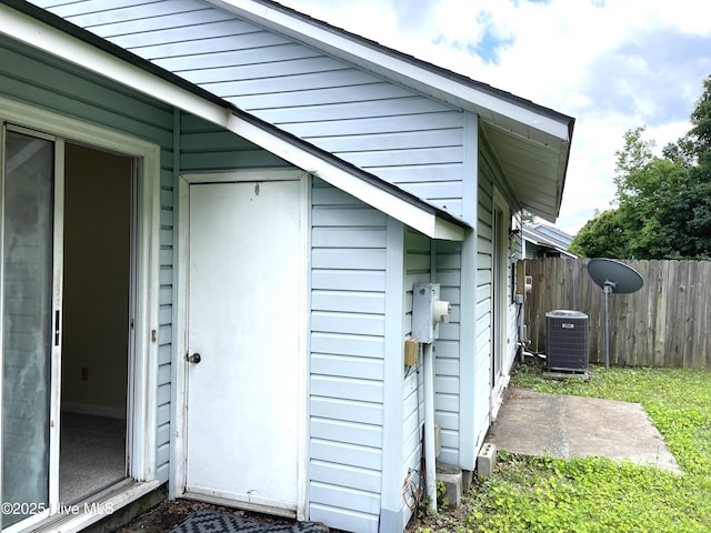 142 Witten Cir Unit A, Havelock, NC 28532 - view of home's exterior with central AC unit