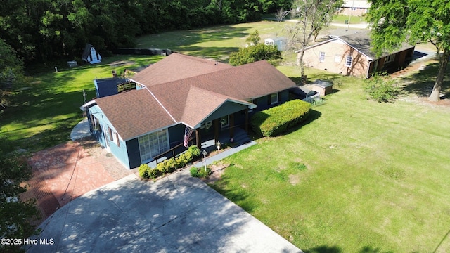 13280 Blues Farm Rd, Laurinburg, NC 28352 - birds eye view of property