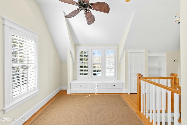 1037 Anchors Bend Way, Wilmington, NC 28411 - bonus room with a healthy amount of sunlight, light wood-style flooring, and lofted ceiling