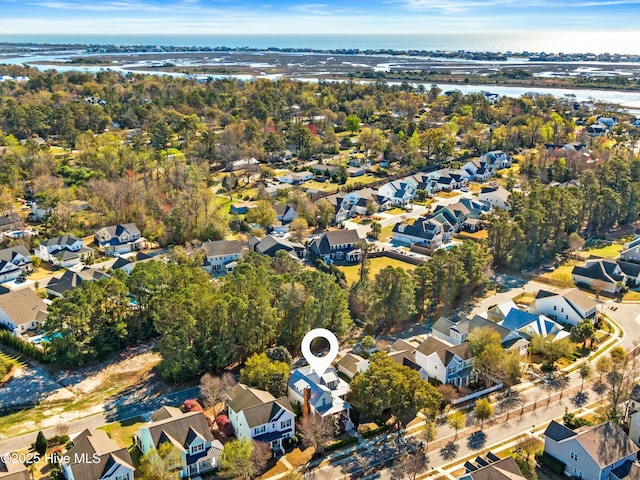 1037 Anchors Bend Way, Wilmington, NC 28411 - aerial view featuring a residential view and a water view