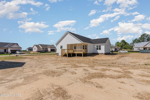 30 Tee Dr, Selma, NC 27576 - exterior space featuring a residential view, crawl space, and a deck