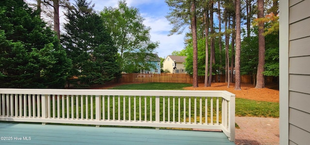 2429 Falls River Ave, Raleigh, NC 27614 - view of wooden terrace