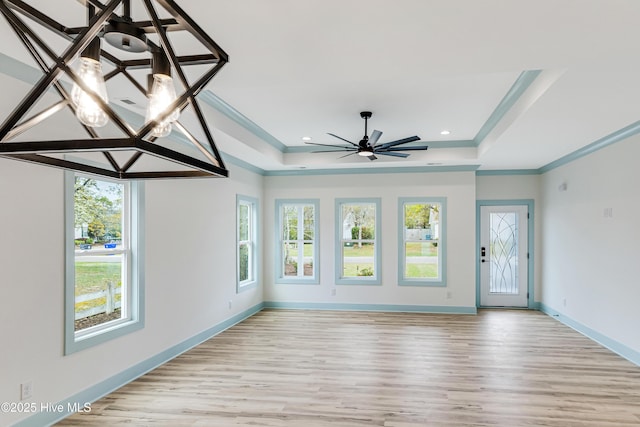 unfurnished sunroom with a healthy amount of sunlight