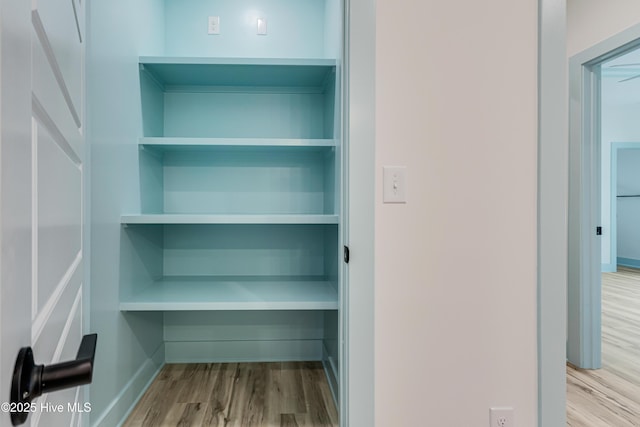 view of closet