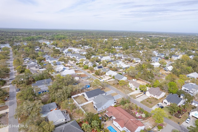 drone / aerial view featuring a residential view