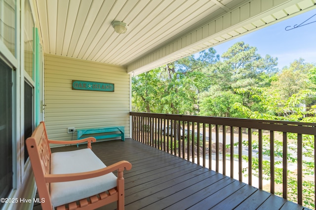 222 NE 36th St, Oak Island, NC 28465 - view of wooden terrace