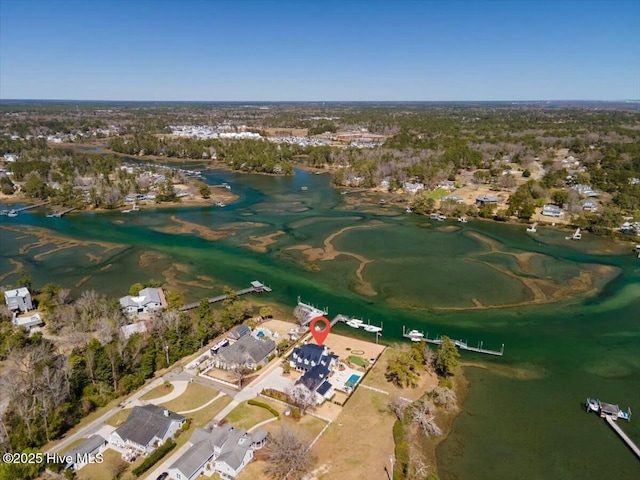 7522 Dunbar Rd, Wilmington, NC 28411 - view of property location with a large body of water and nearby suburban area