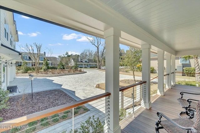 7522 Dunbar Rd, Wilmington, NC 28411 - porch with a residential view