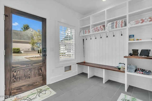 7522 Dunbar Rd, Wilmington, NC 28411 - mudroom with tile patterned floors