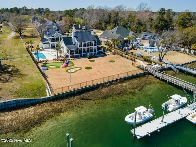 7522 Dunbar Rd, Wilmington, NC 28411 - view from above of property featuring a large body of water