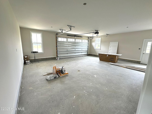 110 Blimp View Dr, Elizabeth City, NC 27909 - garage featuring a garage door opener and baseboards