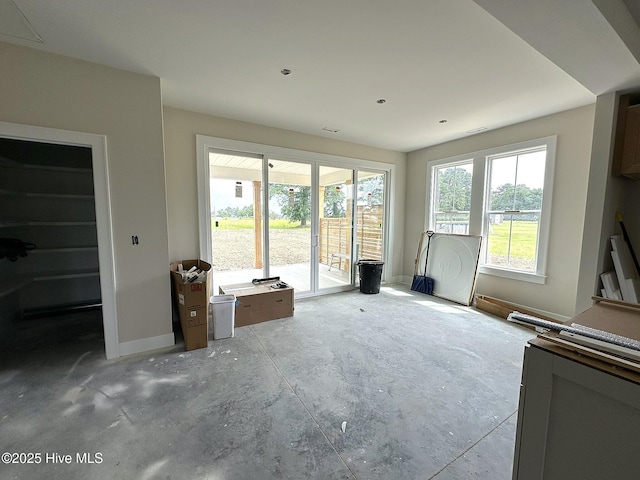 110 Blimp View Dr, Elizabeth City, NC 27909 - living room with baseboards and concrete flooring