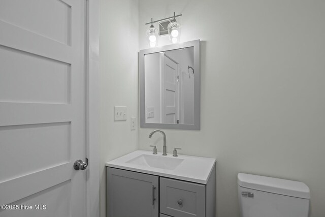 1615 Live Oak St Unit A & B, Beaufort, NC 28516 - half bath with toilet and vanity