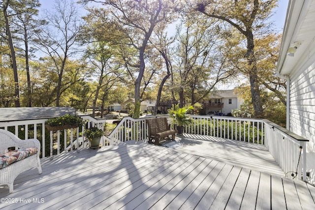 3001 E Yacht Dr, Oak Island, NC 28465 - view of deck