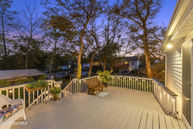 3001 E Yacht Dr, Oak Island, NC 28465 - view of wooden deck