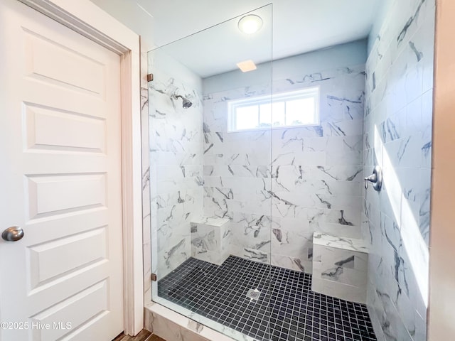393 Knollwood Dr, Hampstead, NC 28443 - bathroom with a marble finish shower