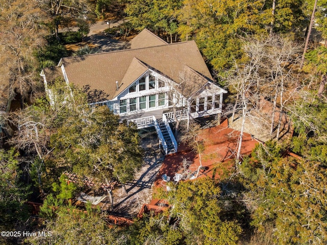 1817 Egret St SW, Shallotte, NC 28470 - aerial view of property and surrounding area