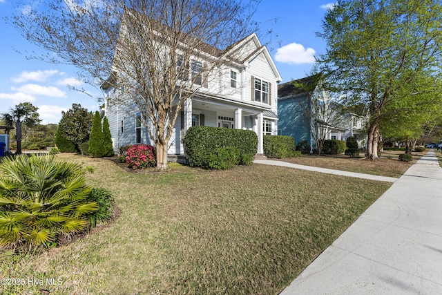 1025 Anchors Bend Way, Wilmington, NC 28411 - view of side of home with a yard and a porch