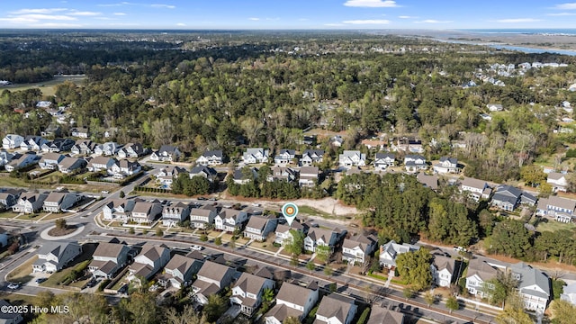 1025 Anchors Bend Way, Wilmington, NC 28411 - aerial view of property's location featuring nearby suburban area and a forest