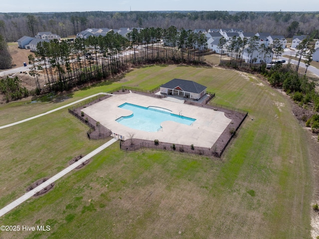 drone / aerial view