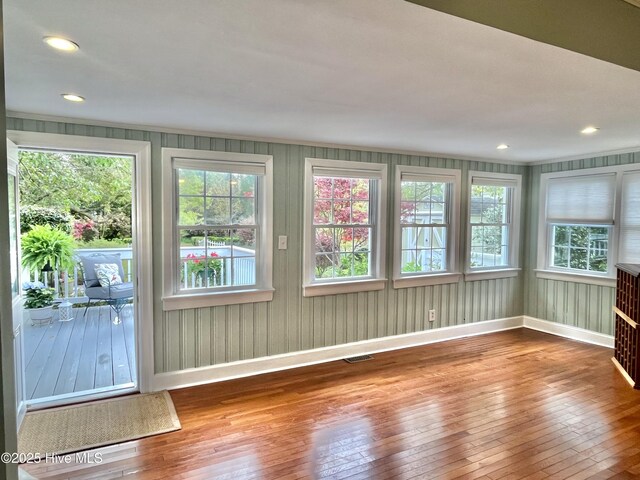 102 N 25th St, Wilmington, NC 28405 - view of unfurnished sunroom