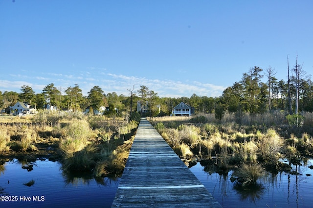 view of dock