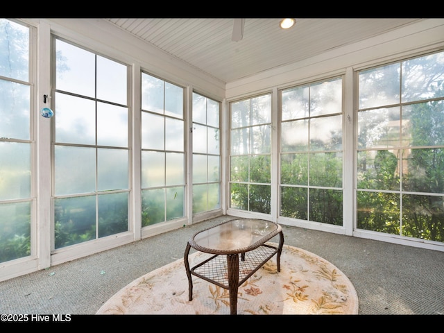 4404 Gauntlet Dr SE, Southport, NC 28461 - sunroom featuring plenty of natural light and ceiling fan
